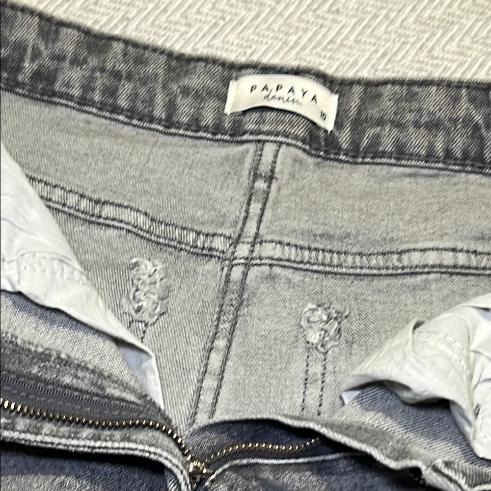 Papaya Denim Grey high rise Jeans.  Size 10. - Picture 10 of 11